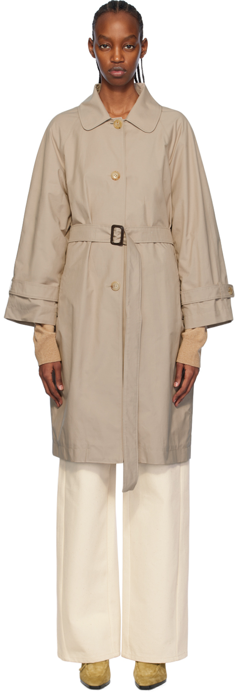 Beige Ftrench Trench Coat