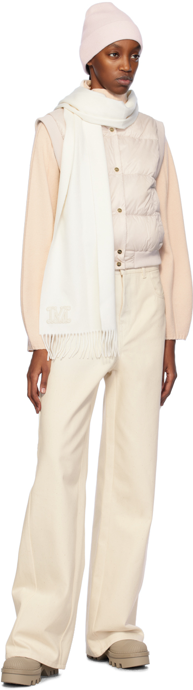 Max Mara Beige Asoft Down Vest In 81 Sand