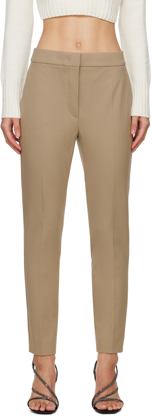 Pantalon Max Mara Couleur Rouille – Taille 38 – Neuf Sans étiquettes – Coupe Slim