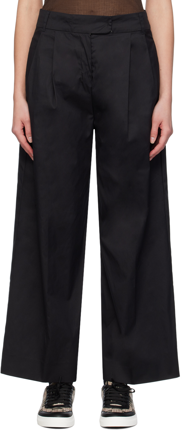 【関税込み】Max Mara ブラック Libbra トラウザーズ 関税込み】Max Mara ブラック Libbra トラウザーズ (Max Mara
