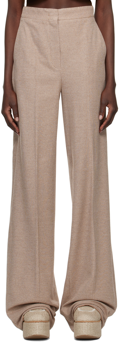 Max Mara Brown Giallo Trousers In 2 Clay