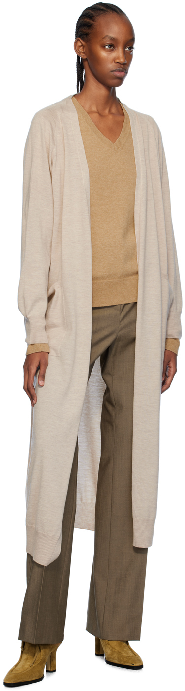 Max Mara Beige Asbuurg Cardigan In 2 Beige