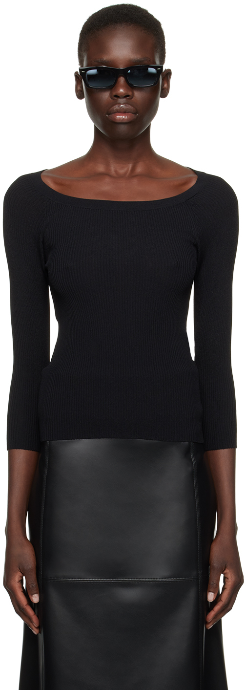Shop Max Mara Black Bill Sweater In 2 Black