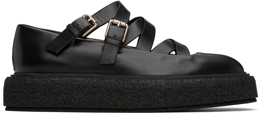 MAX MARA Circus ダブルストラップレザー バレエ フラット MAX MARA Circus ダブルストラップレザー バレエ フラット