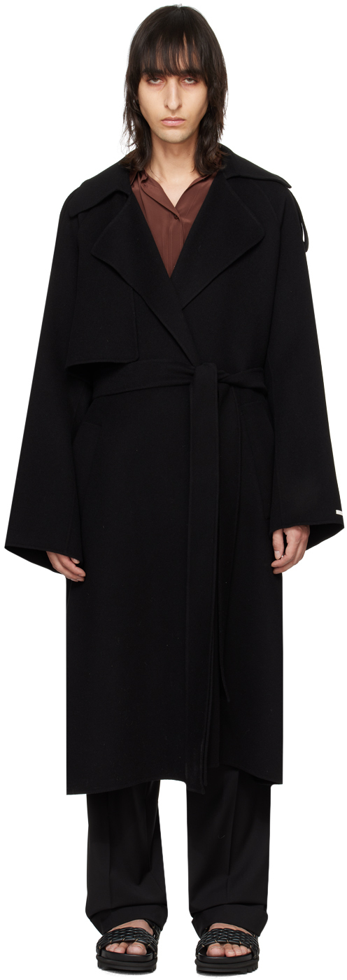 Black Fiore Coat