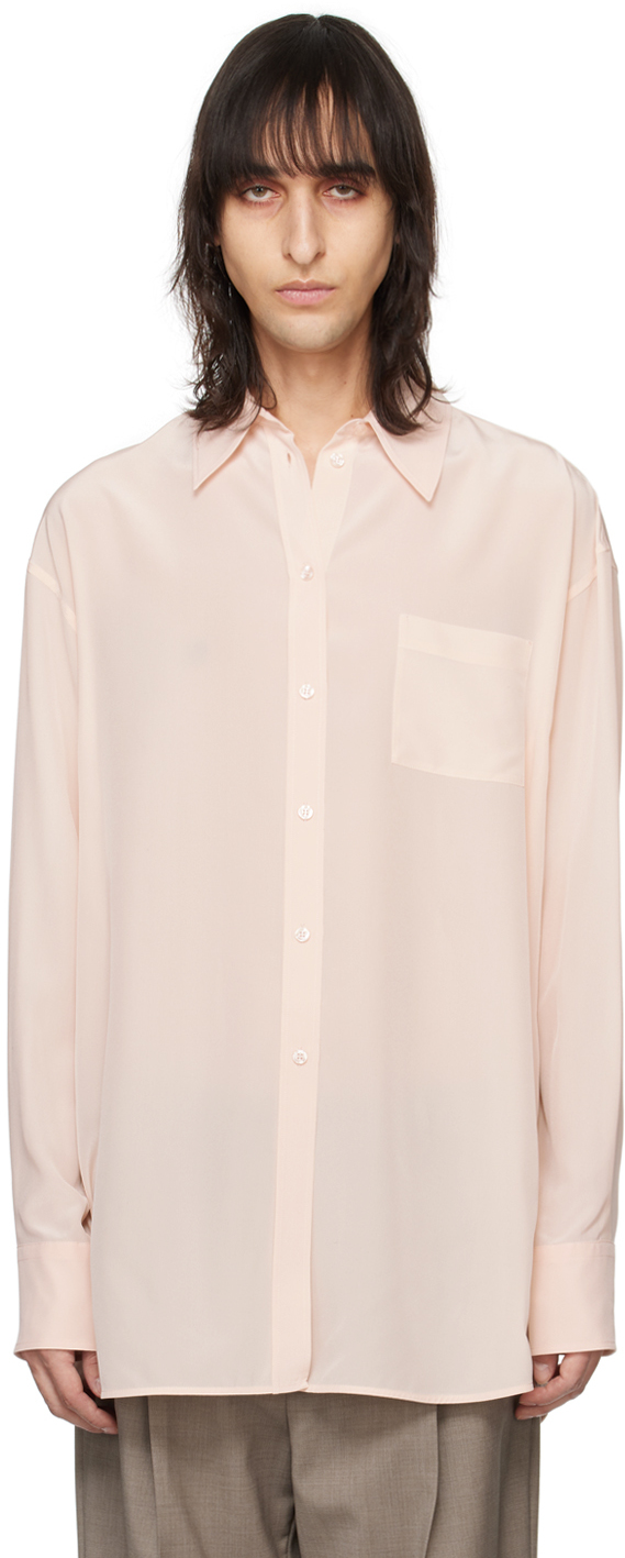 Max Mara: Pink Rovigo Shirt | SSENSE