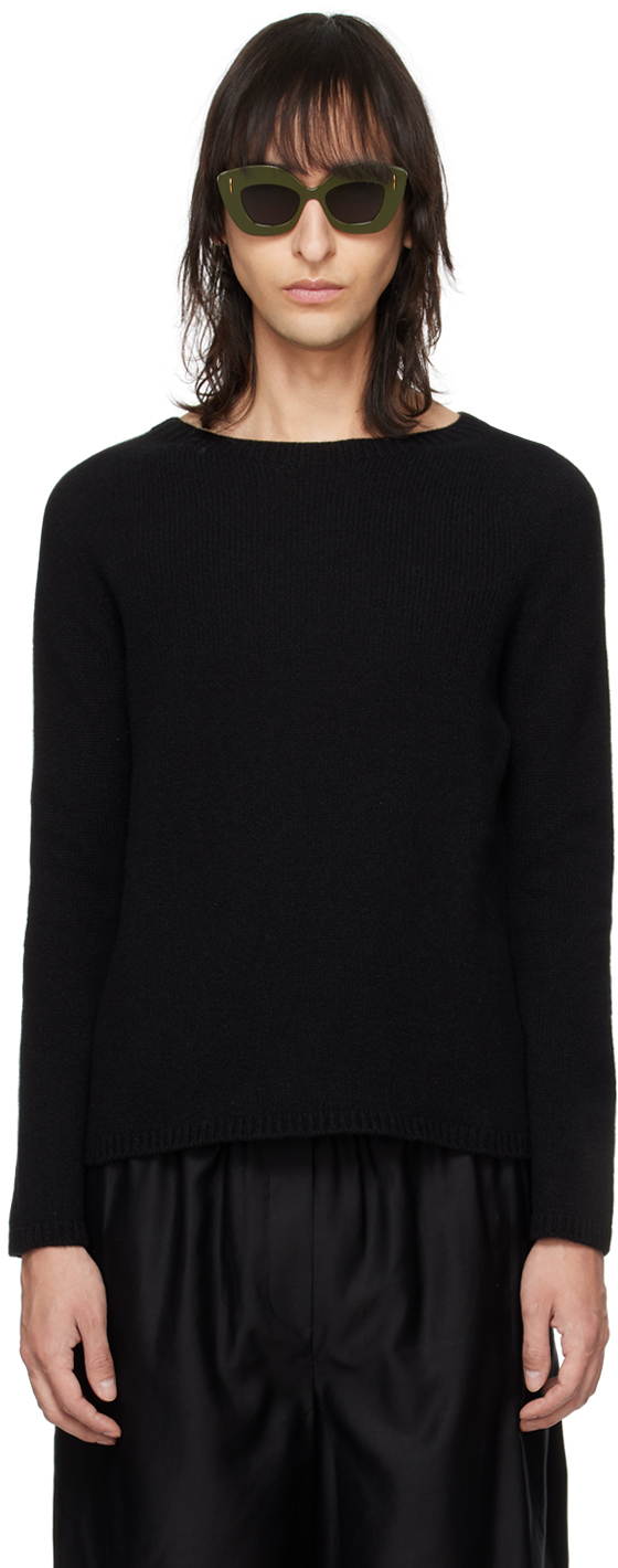 Shop Max Mara Black Georg Sweater In 001 Black