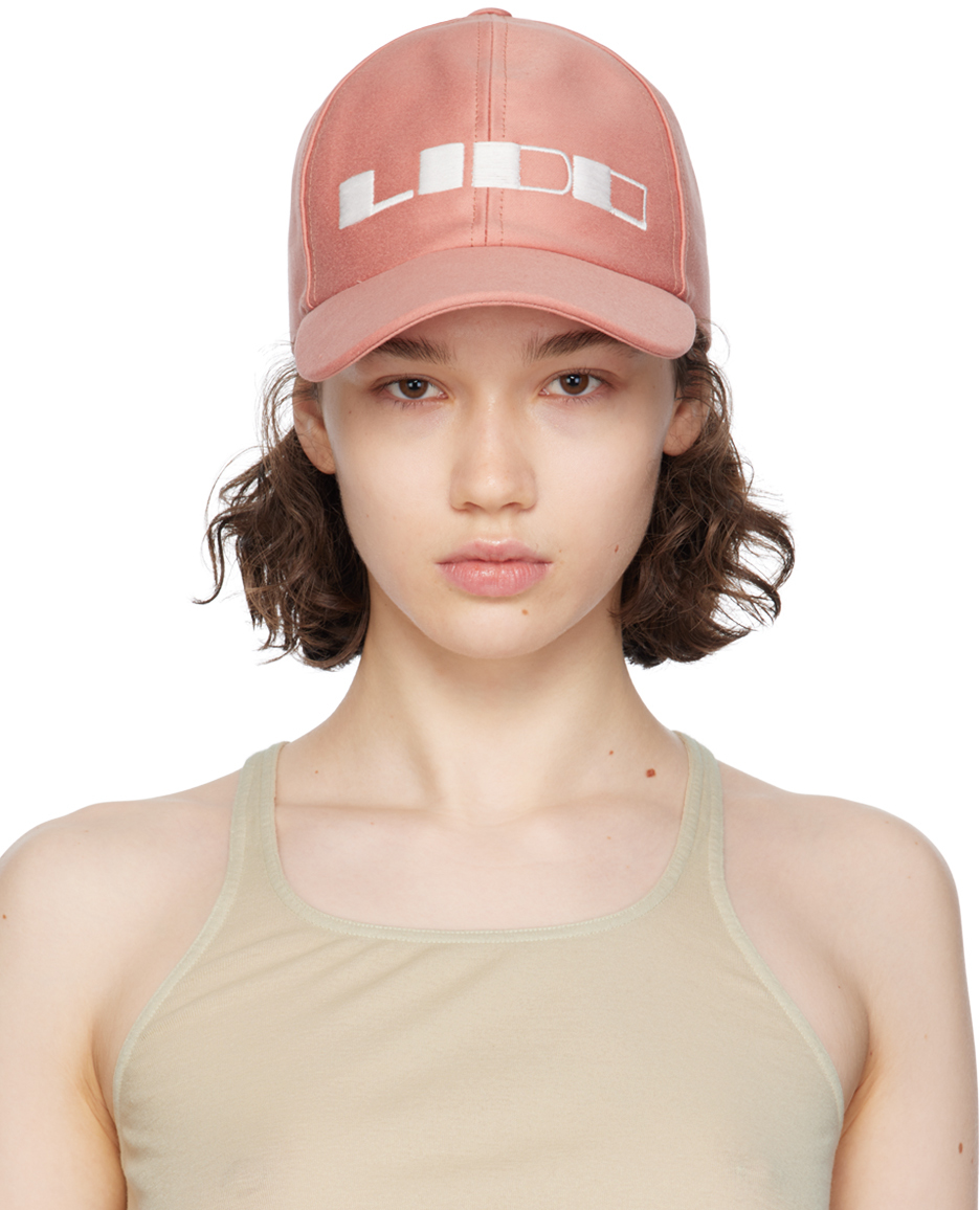 Rick Owens DRKSHDW: Pink Baseball Cap | SSENSE