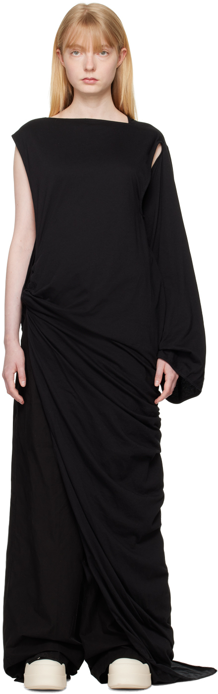 Black EDFU Maxi Dress