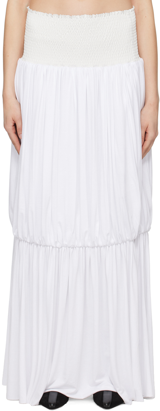 White Cathy Maxi Skirt