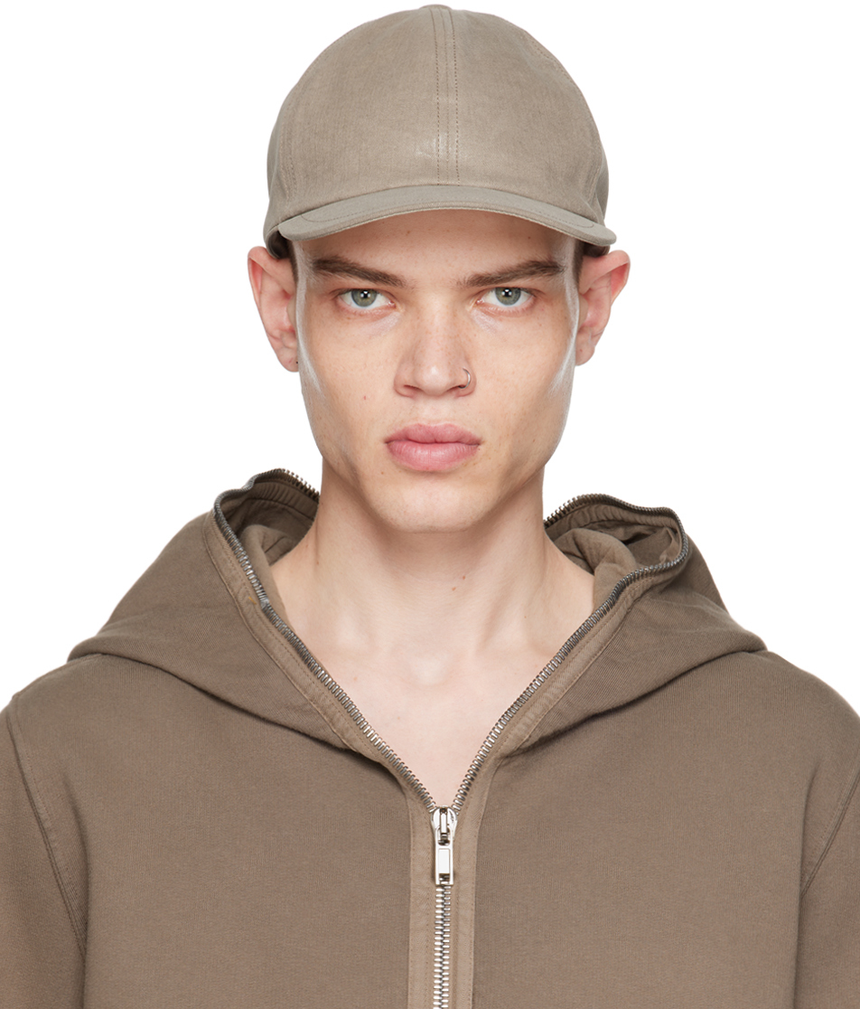 Rick Owens DRKSHDW Denim Baseball Cap, Man Hats Black M