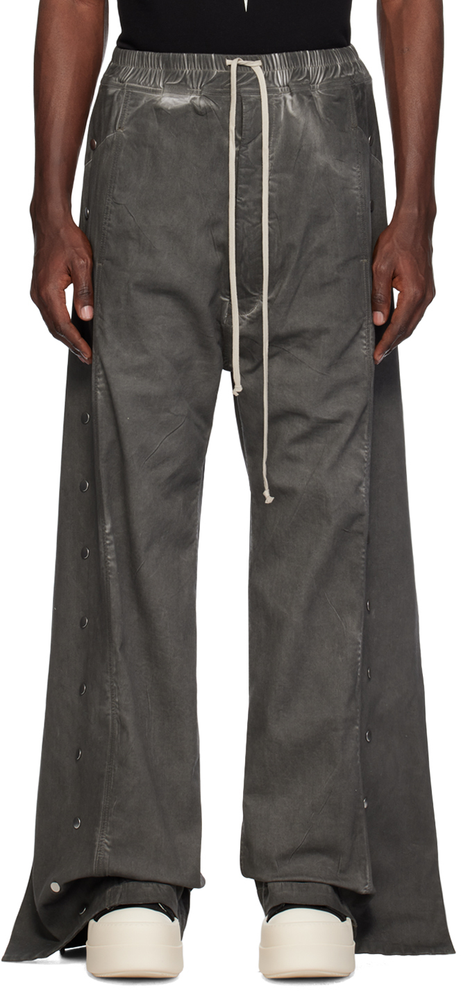 Rick Owens DRKSHDW: Gray Pusher Trousers | SSENSE Canada