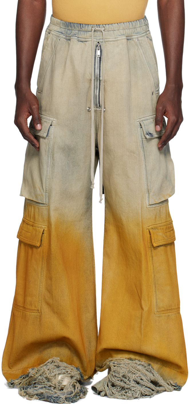 Blue & Orange Jumbo Belas Cargo Pants