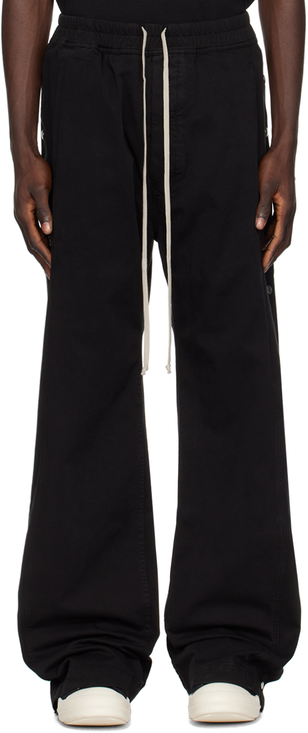 Shop Rick Owens Drkshdw Black Pusher Trousers In 09 Black