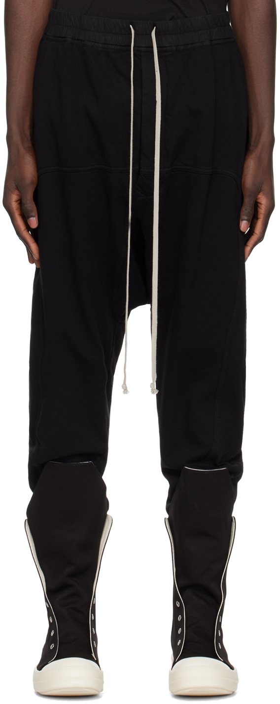 Black Slim-Fit Sweatpants
