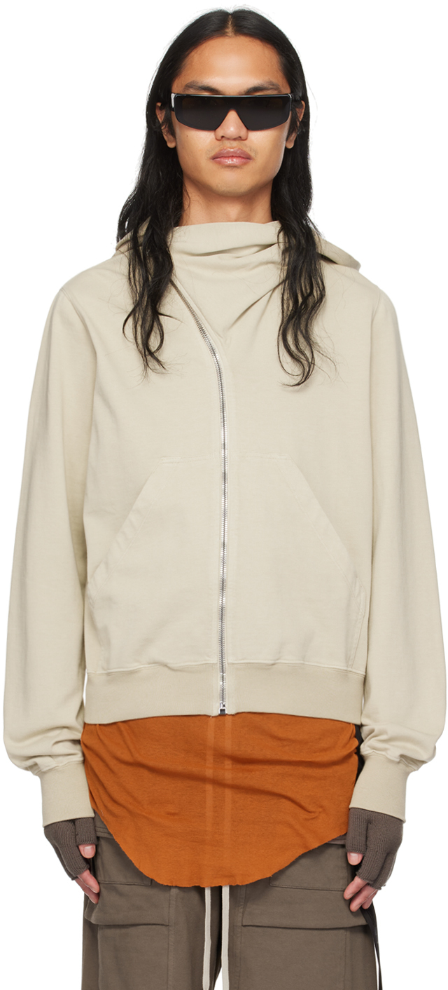 Rick Owens DRKSHDW: Off-White Mountain Hoodie | SSENSE