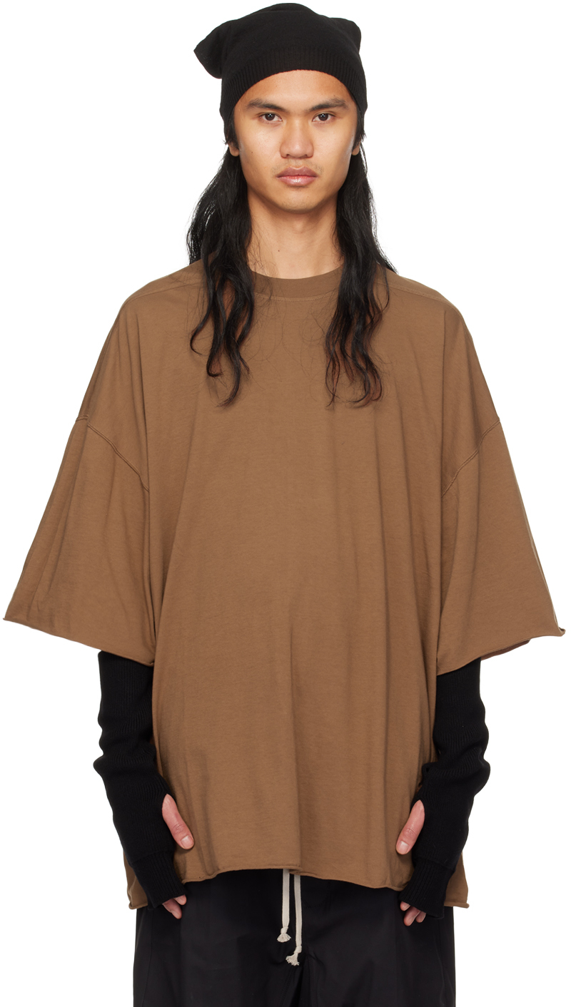 Rick Owens DRKSHDWのブラウン Tommy Tシャツがセール中 