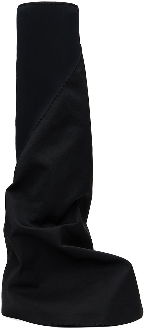 Black Fetish Sneakers by Rick Owens DRKSHDW on Sale