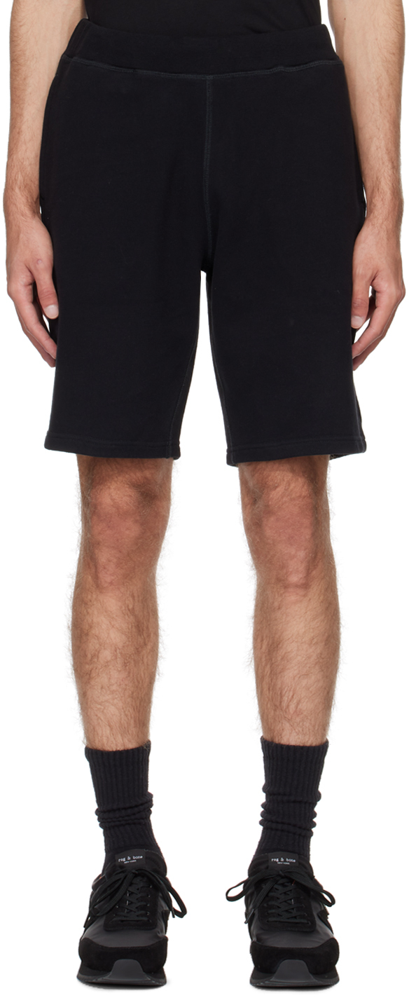 Sunspel Black Relaxed-fit Shorts