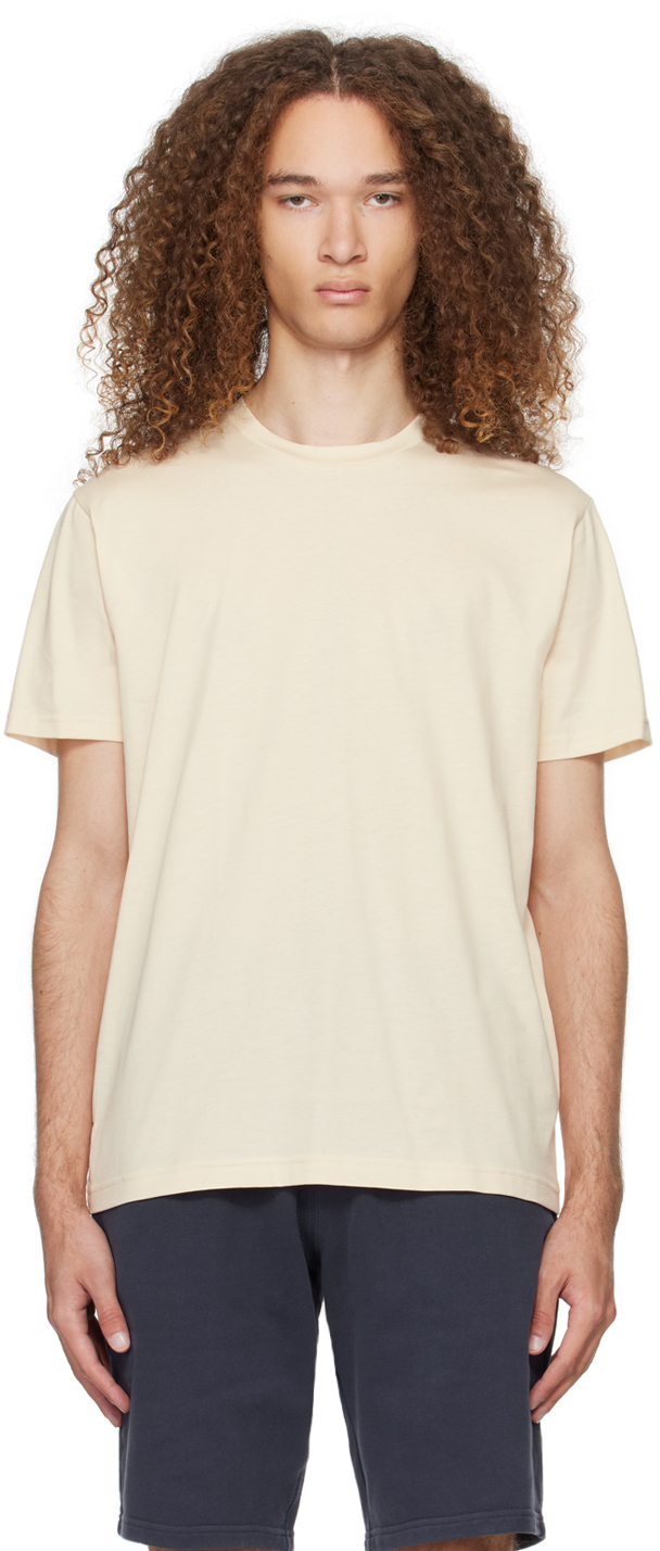 【関税込み】Sunspel ベージュ Riviera Tシャツ Sunspelのベージュ Riviera Tシャツがセール中