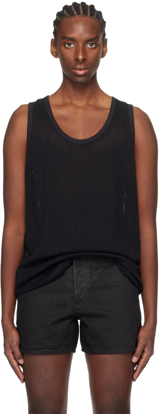 Black Relaxed Tank Top