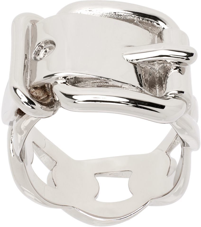 Silver Buckle Ring