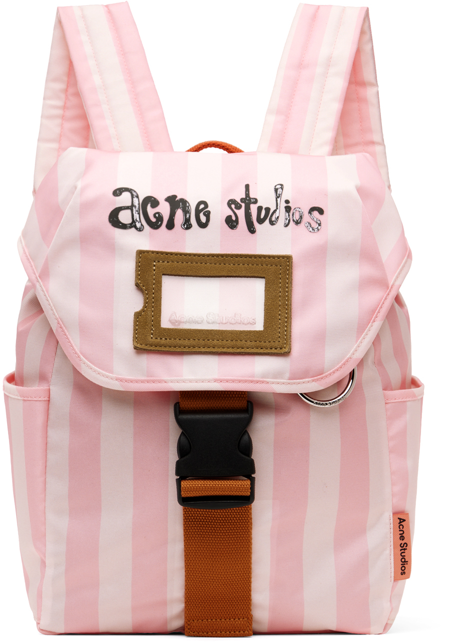 Shop Acne Studios Pink Nackpack Backpack In Cjk Light Pink
