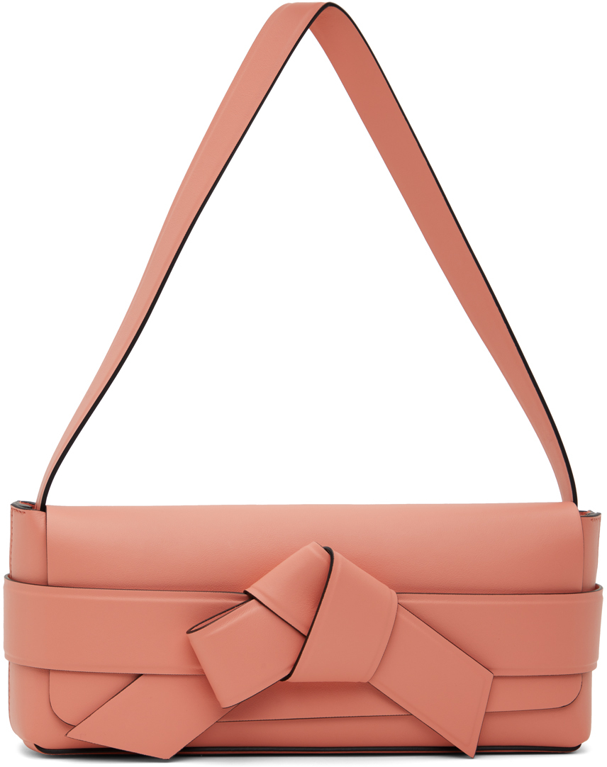Shop Acne Studios Pink Musubi Bag In Ad2 Salmon Pink