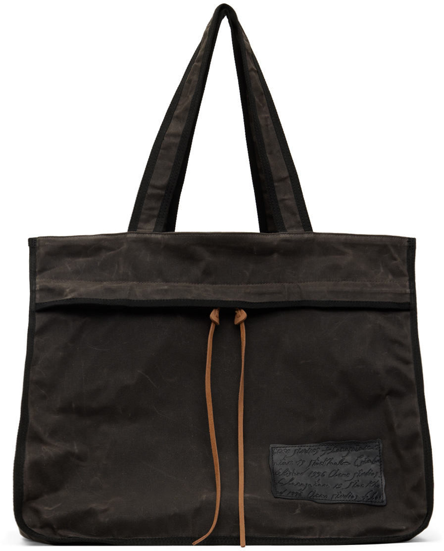 Acne Studios: Gray Patch Tote | SSENSE