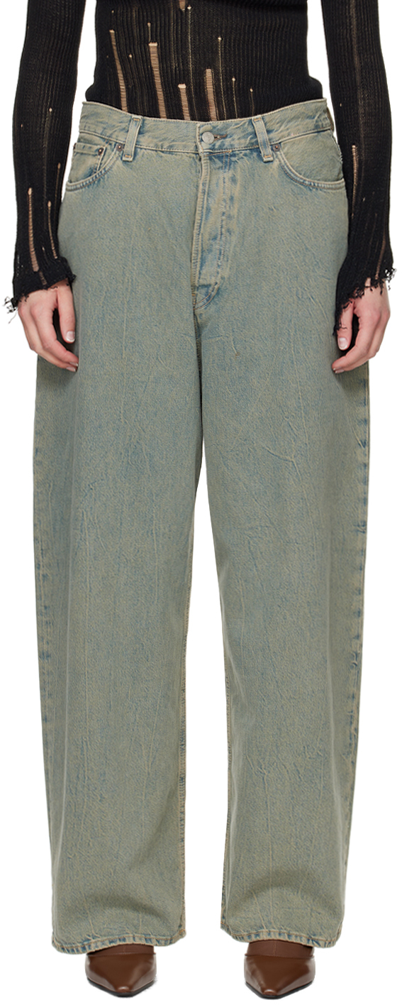 Acne Studios: Blue 2023F Delta Loose Fit Jeans | SSENSE
