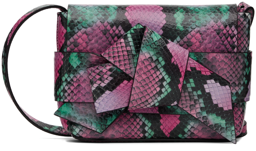 Acne Studios Pink & Green Musubi Bag In Dgc Pink/green