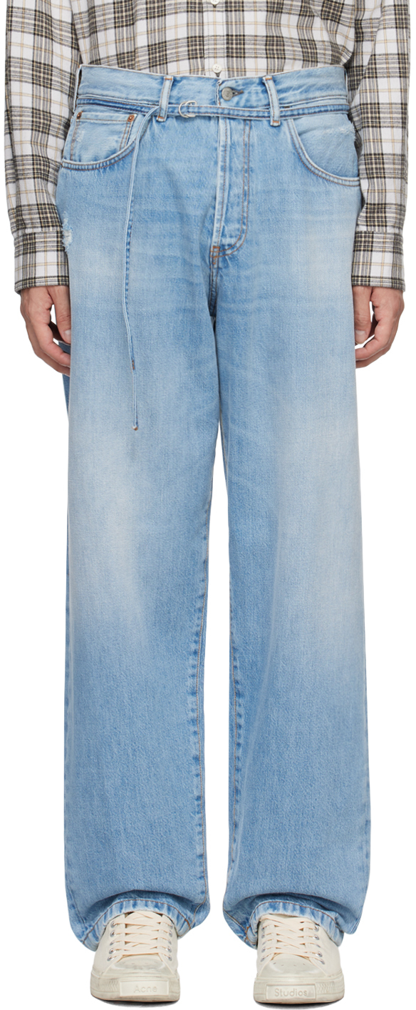 Acne Studios: Blue 1991 Toj Jeans | SSENSE