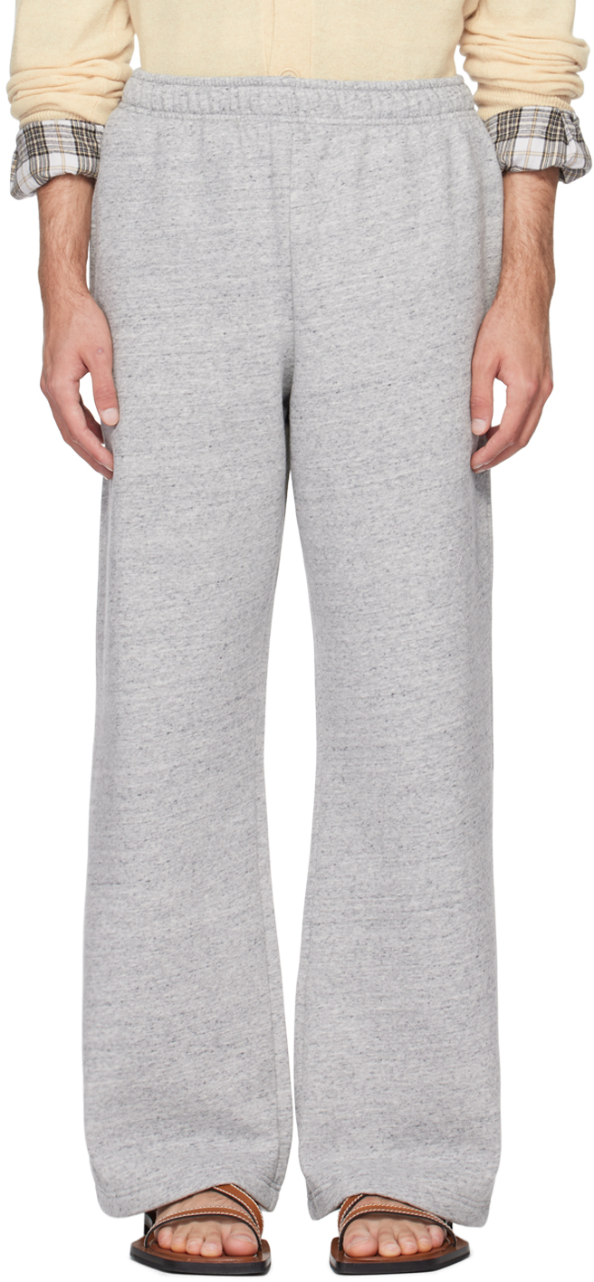 Acne Studios Gray Patch Sweatpants In Cc3 Marble Grey