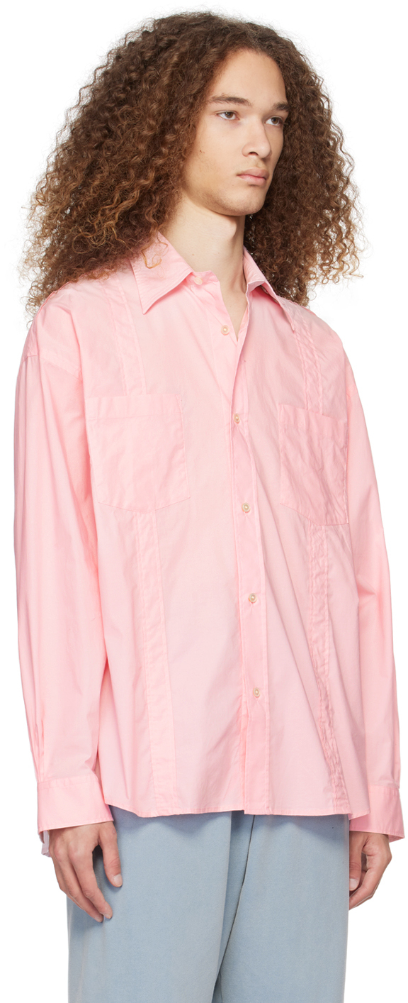 Acne Studios Pink Button-up Shirt In 415 Pink