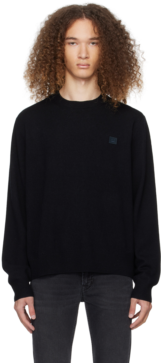 Acne studios black crew neck Clearance
