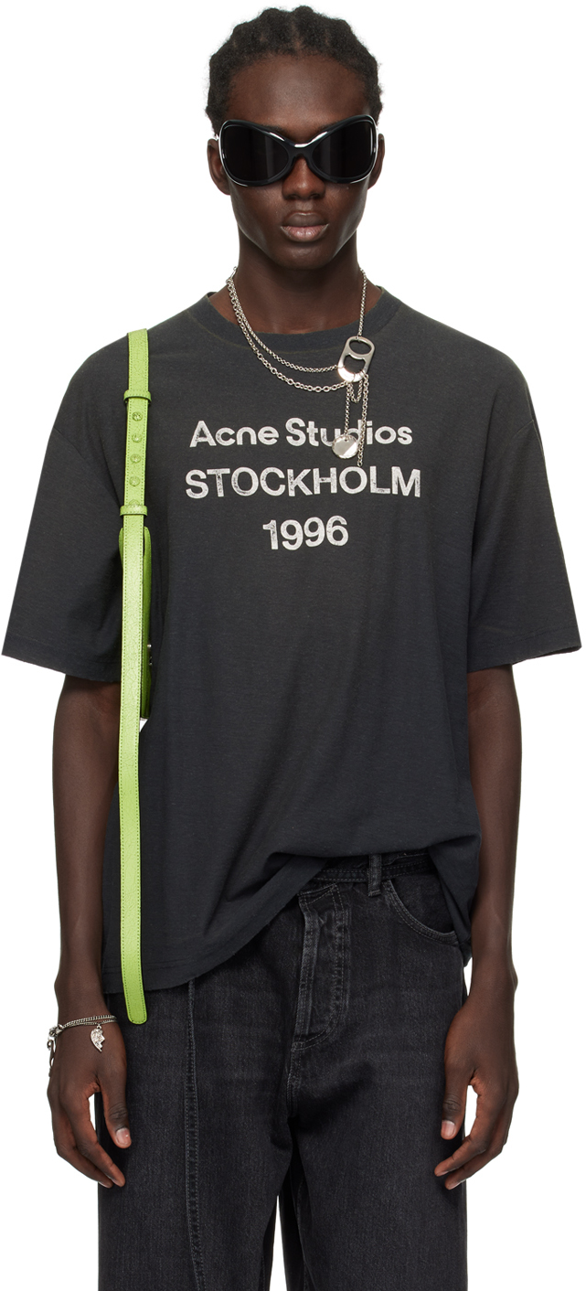 Black 'Stockholm' T-Shirt