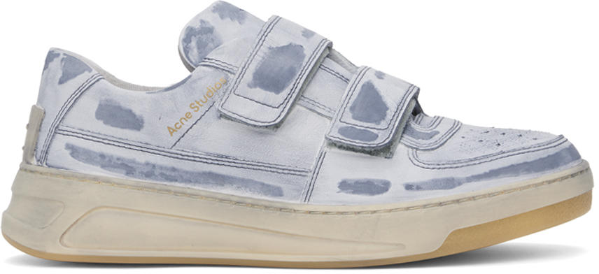 Acne Studios Blue amp; Purple Preppy Low Sneakers