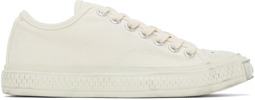 Acne Studios Off-white Low Top Sneakers In Cgg Off White