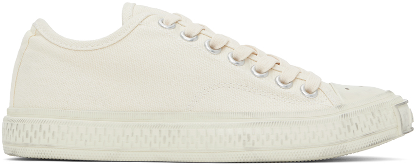acne studios off-white low top sneakers
