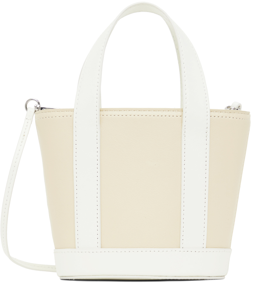 Off-White & White Allora Micro Bag