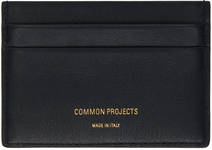 Shop Common Projects Black Multi Card Holder In 7547 Black