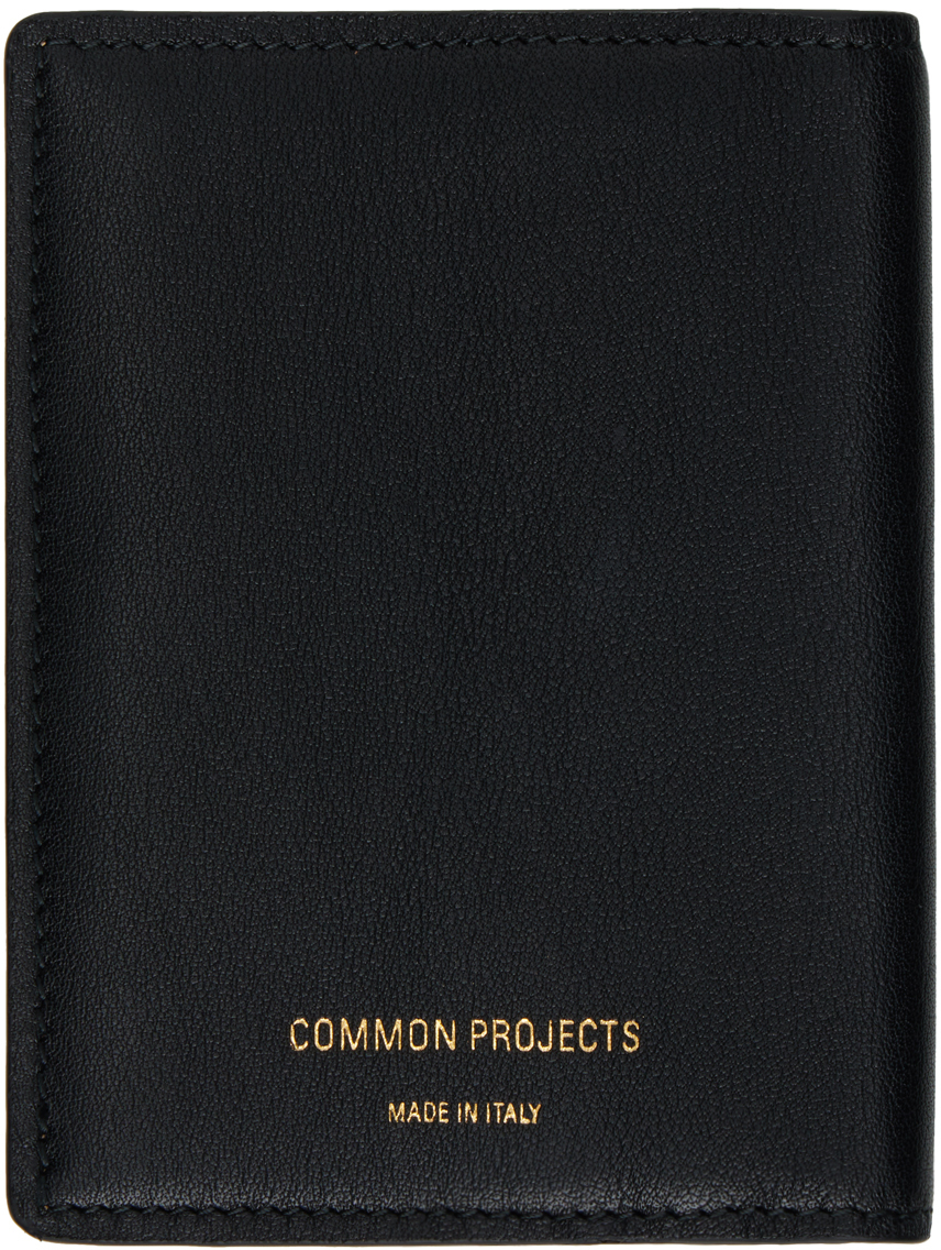Shop Common Projects Black Card Holder Wallet In 7547 Black