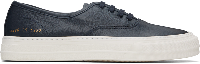 Common Projects Navy Four Hole Sneakers