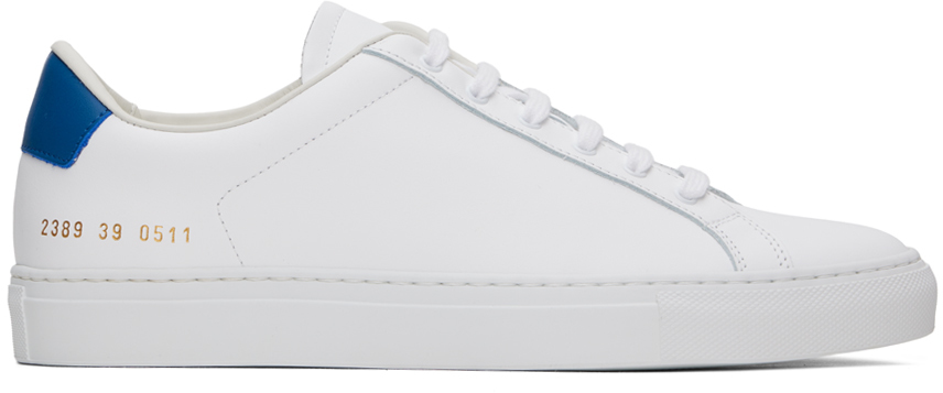 White Retro Classic Sneakers