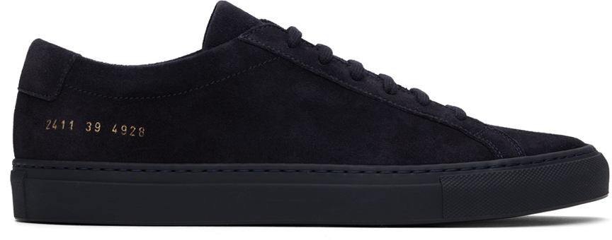 Common Projects Navy Original Achilles Sneakers