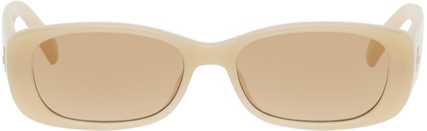 Le Specs Beige 'unreal!' Sunglasses In 2352269