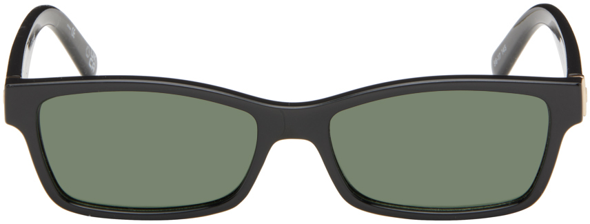 Le Specs Black Plateaux Sunglasses In Lsu2329646