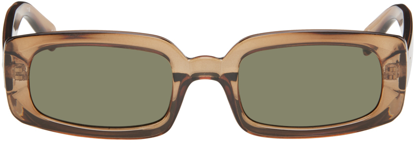Le Specs Tan Dynamite Sunglasses In Lsp2352261