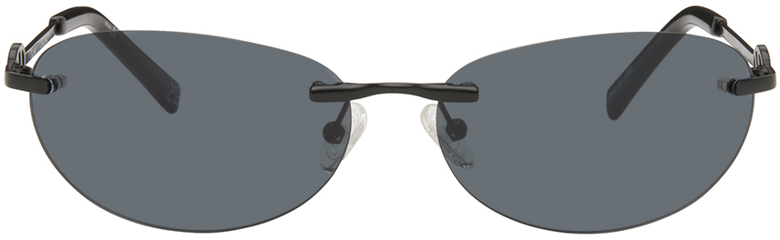 Le Specs Black Slinky Sunglasses In Lsp2352242