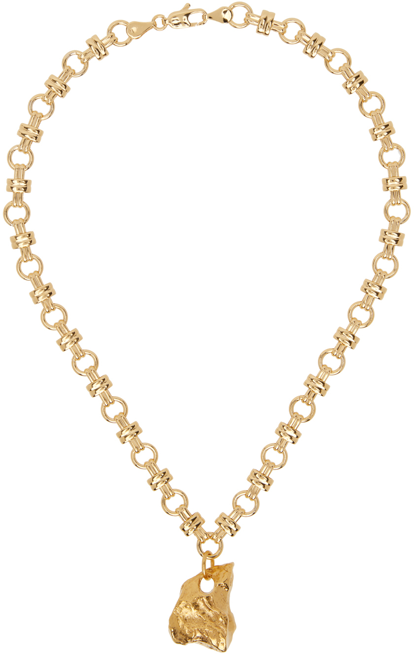 Alighieri Gold 'the Rock, Immortal' Choker Necklace In 24 Gold